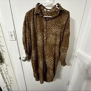 Waiwaolani Button-Up Dress